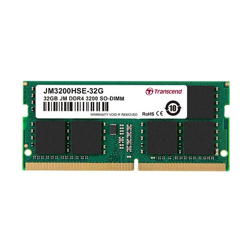 DDR4 RAMS, Laptop RAMs Transcend 32GB DDR4 3200Mhz SO-DIMM Memory Module for Laptop JM3200HSE-32G