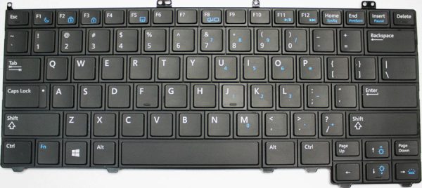 DELL KEYBOARD, LAPTOP KEYBOARDS Laptop Keyboard for Dell Latitude E5440 E5450 Black US Layout, 3KK86 03KK86 PK130WQ4B00 PK130WQ3B00 MP-13B73USJ698 SG-60720 SN7223BL