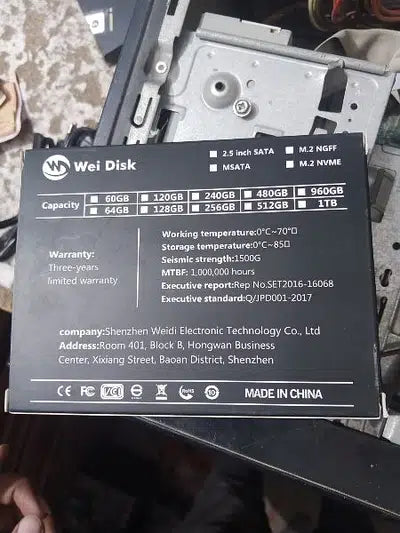 Laptop Hard Disk, SSDS WEI DISK 128 GB SSD 2.5 INCH SATA III 6GB/s Solid State Drive ssd hard drive for Laptop Desktop PC