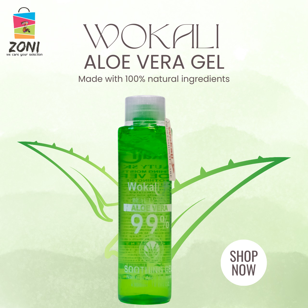 Wokali Beauty Skin Aloe Vera Gel : Hydration for Radiant Skin – ZoniStores