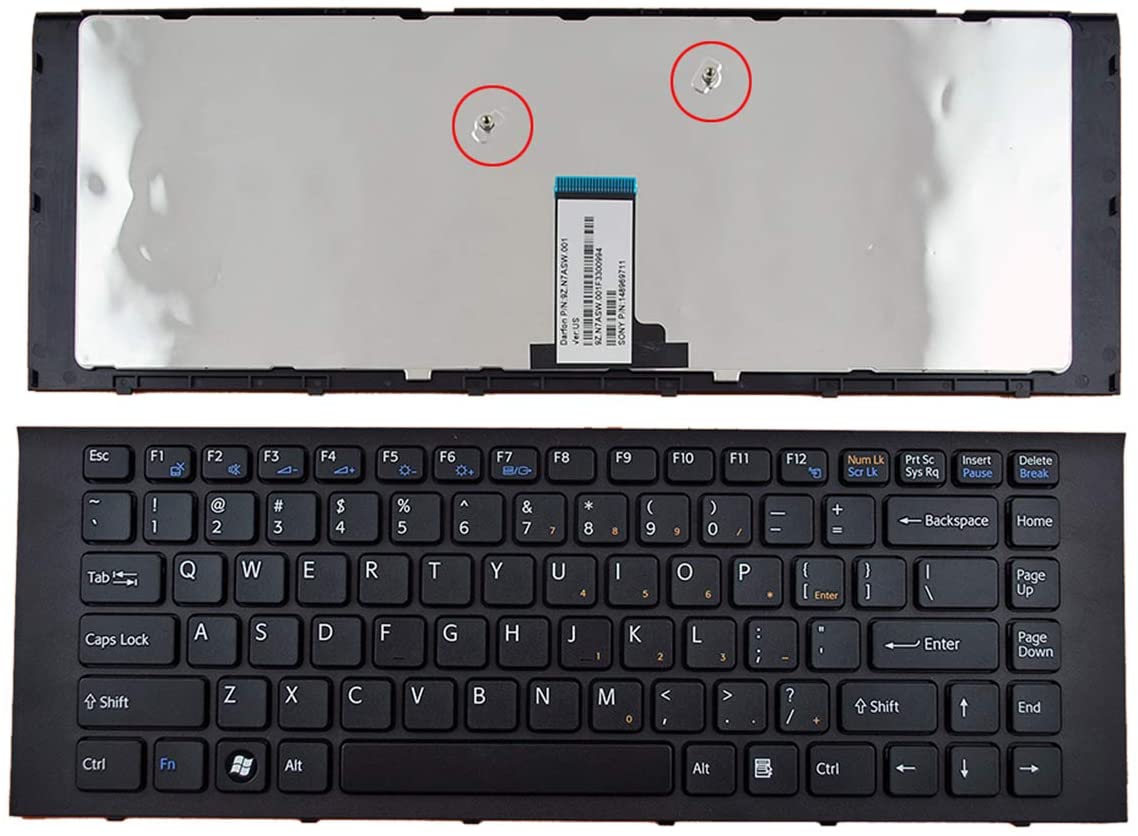 LAPTOP KEYBOARDS, SONY VIO KEYBOARDS SONY VAIO VPCEG VPC EG US Keyboard VPCEG16FM VPCEG18FX VPCEG17FX VPCEG1AFX VPCEG3AGX VPCEG3AGX/B VPCEG3BGX VPC-EG