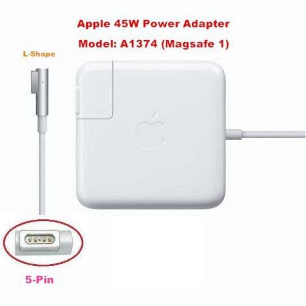 APPLE, Laptop Chargers Laptop Adapter Compatible for 85W, 60W, 45W magsafe 1 Power Adapter for MacBook air A1374, A1237, A1369, A1370, A1304 MC747LL