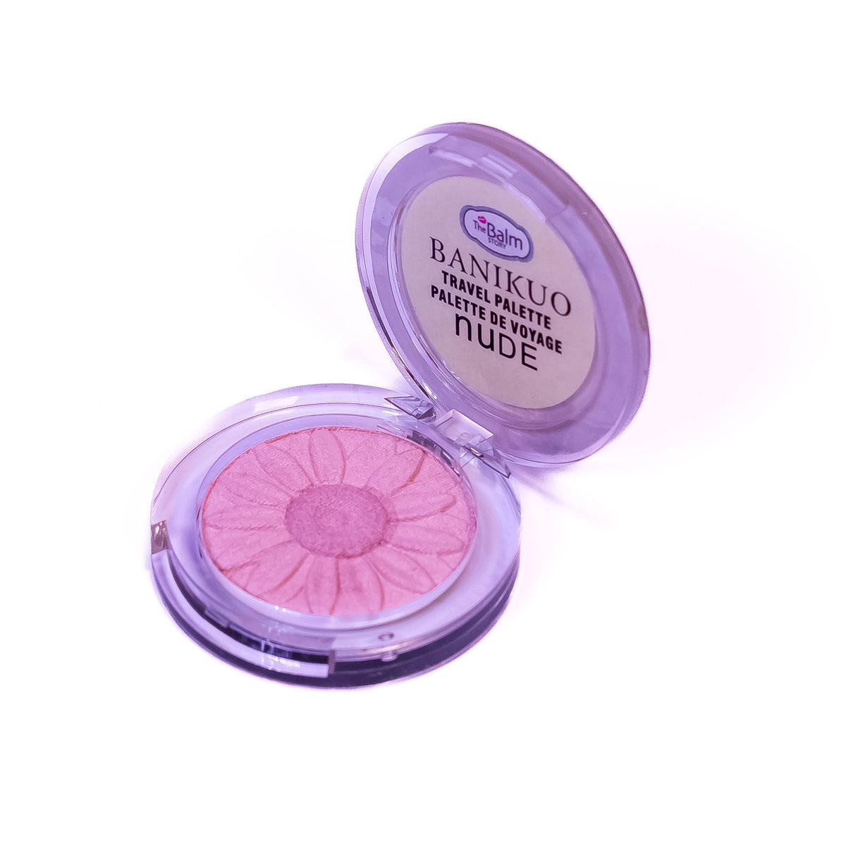 Zoni Stores Balm banikou blush with radiant finish, showing the compact compact on a white background.
