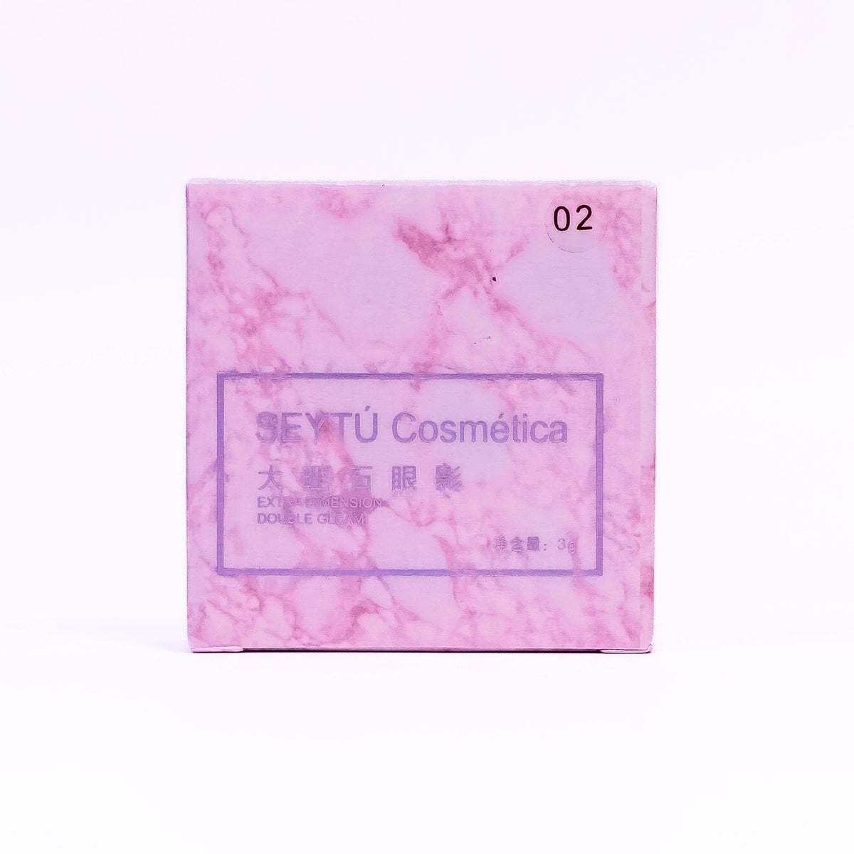 Zoni Stores SEYTU Cosmetica Extra Dimension Double Gleam eye shadow in a shimmering, dual-tone palette with a smooth, blendable texture.