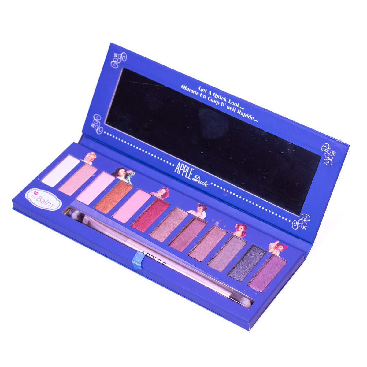 Zoni Stores Nude Eye Shadow Palette by The Balm, Apple 6, featuring neutral shades in sleek packaging for elegant eye looks.