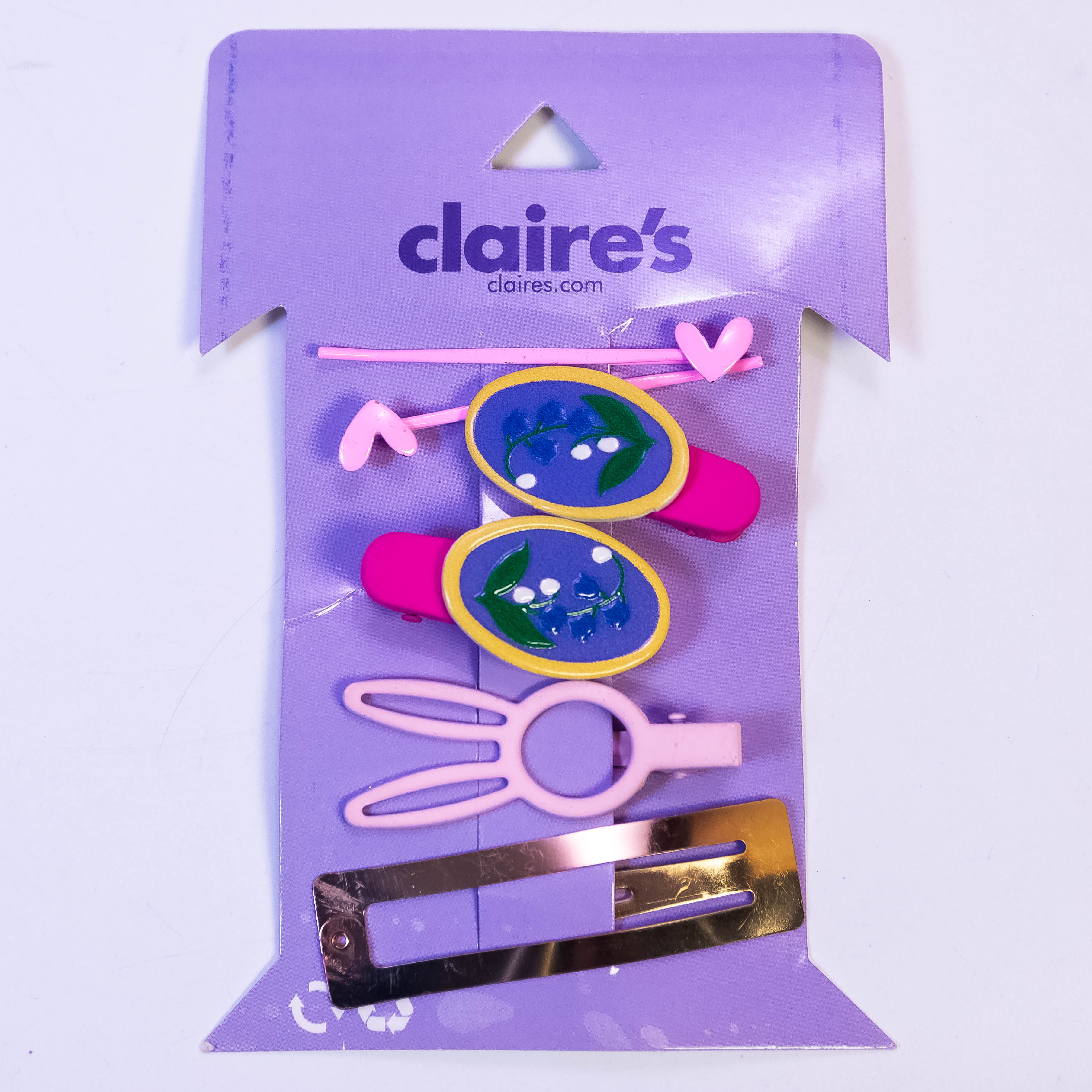 Stylish Metal-Coated Hair Pins Pack