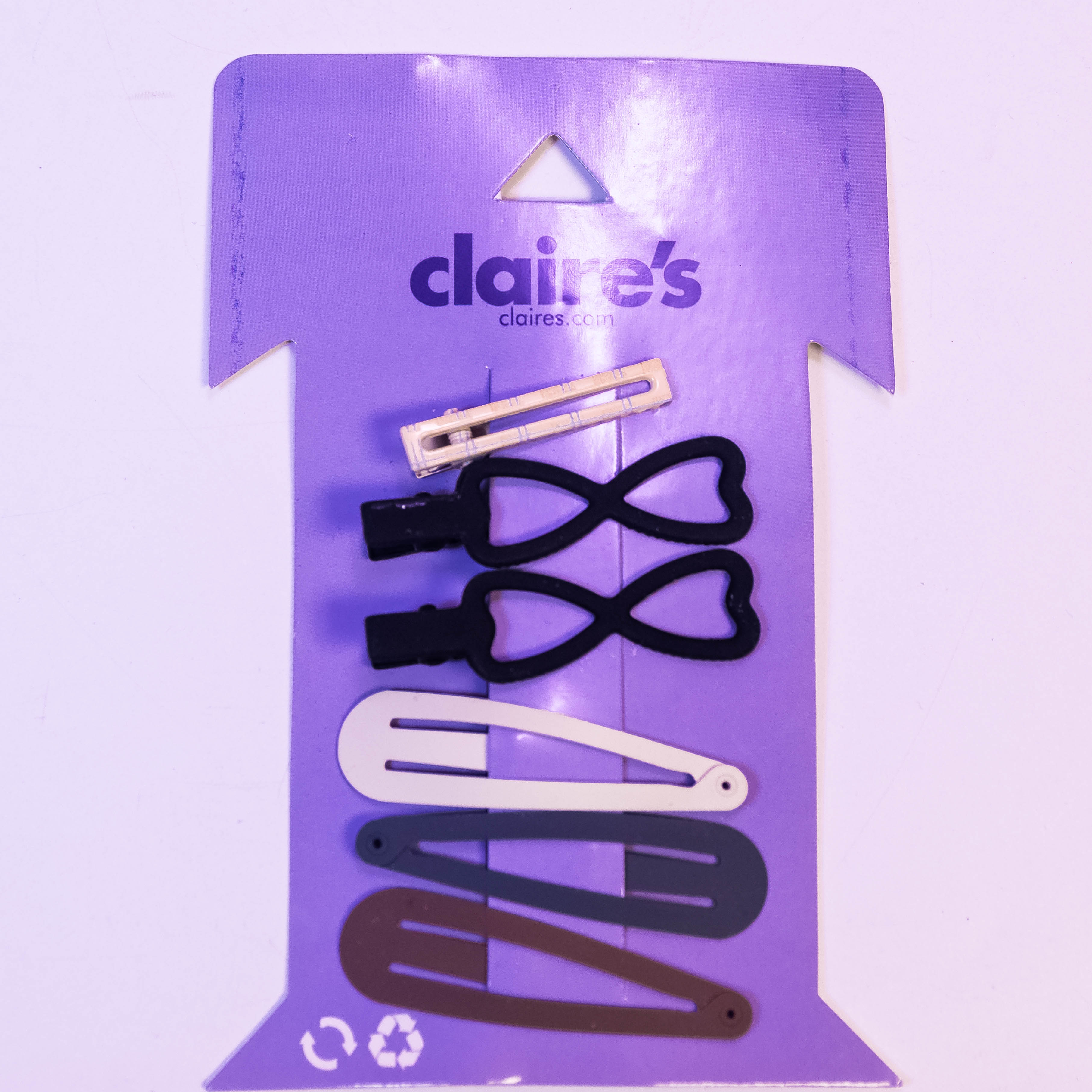 Stylish Metal-Coated Hair Pins Pack