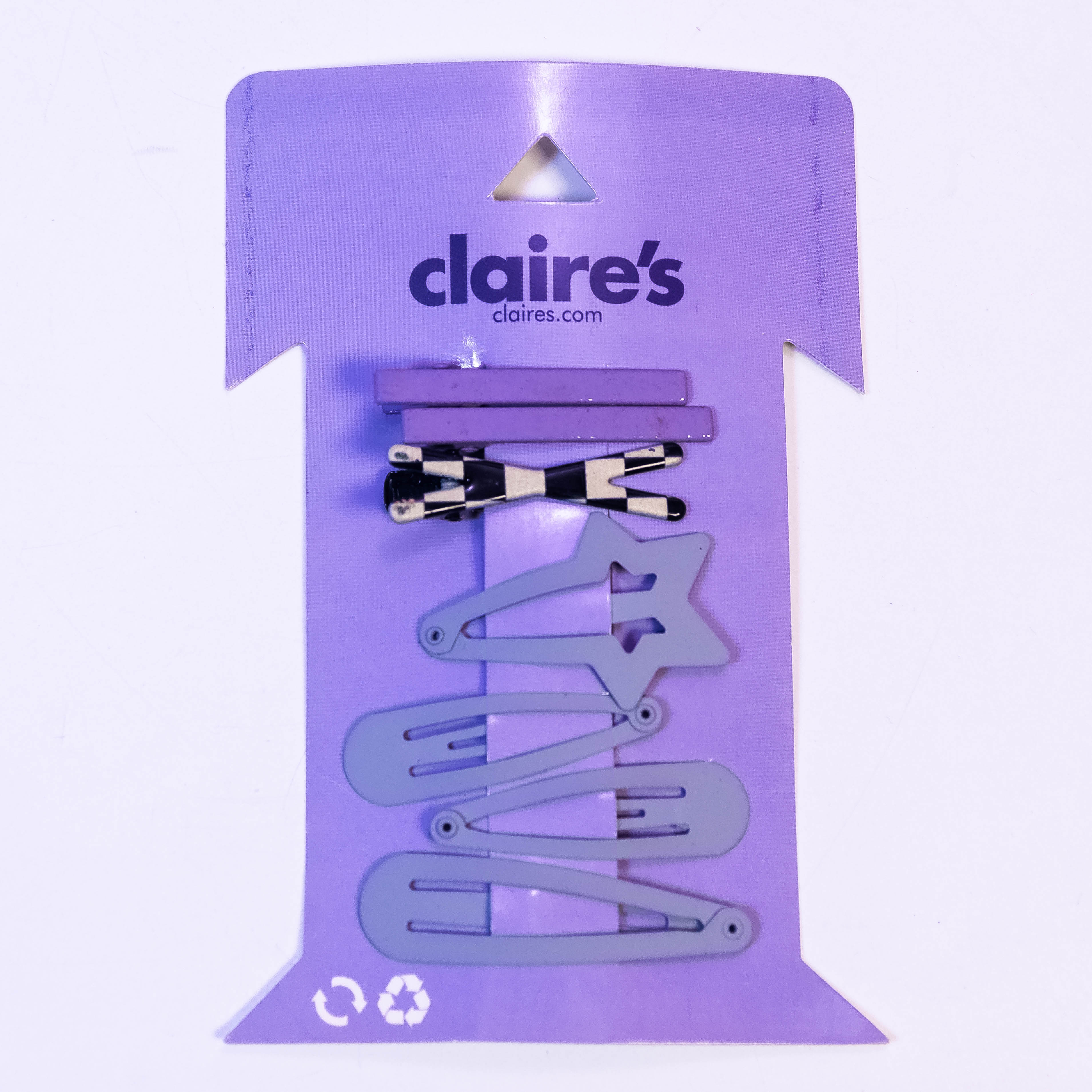 Stylish Metal-Coated Hair Pins Pack