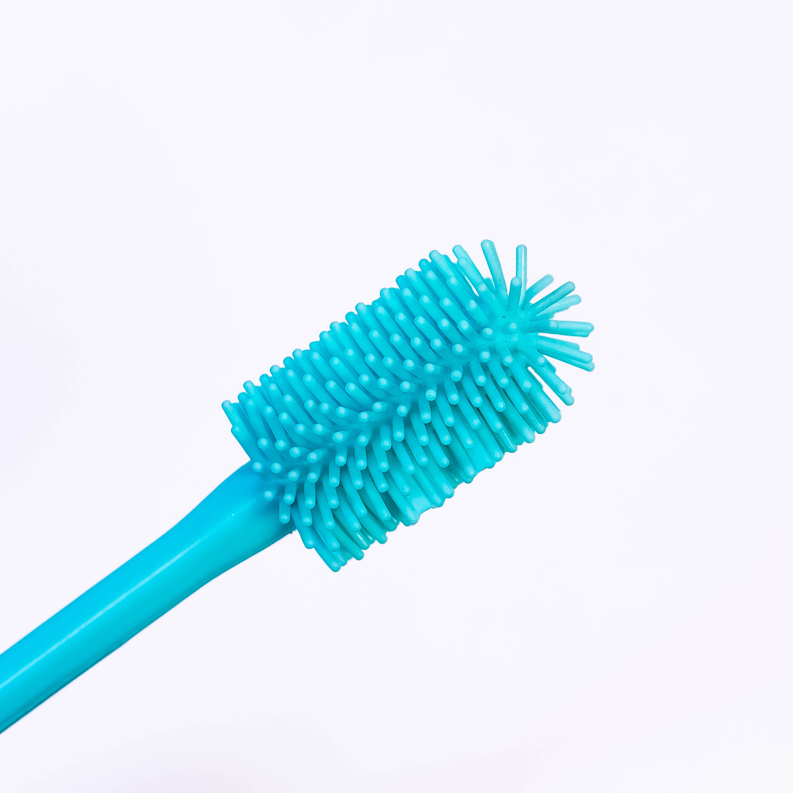 Bottle Cleaning Brush Long Handle Silicone Brush Cleaning Tool (Multi Color)