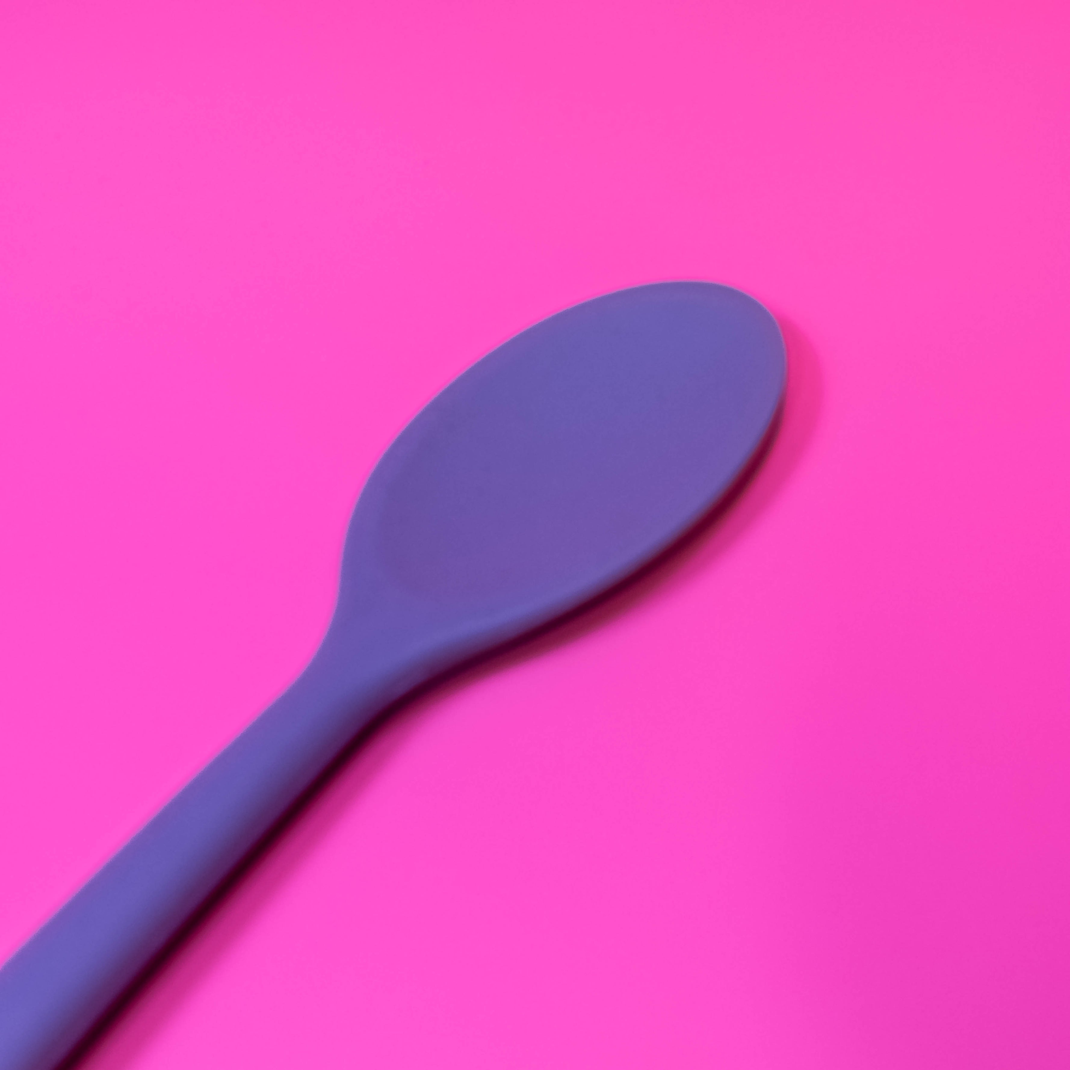 Silicone Spoon: Sleek and Practical in Dark Gray