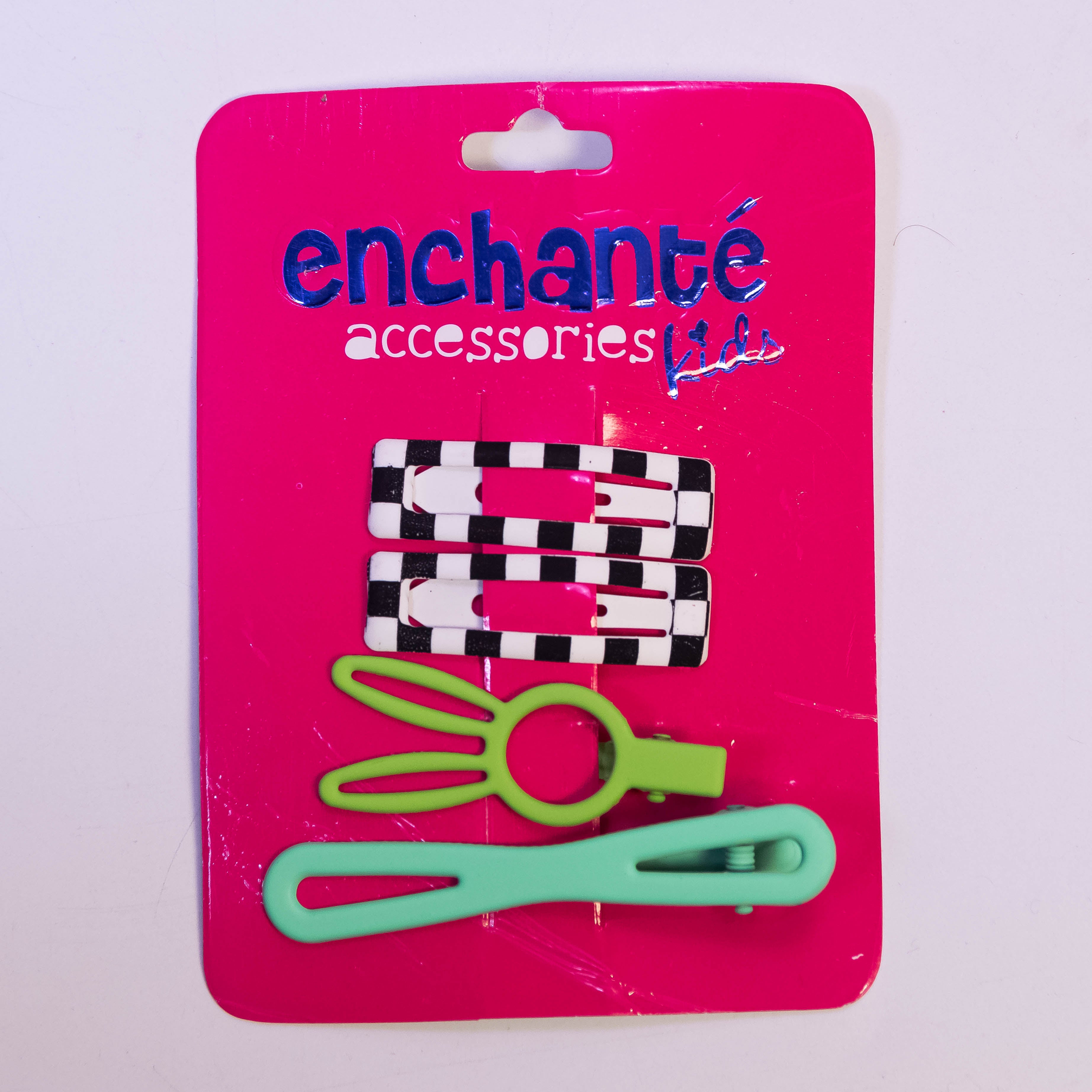 Whimsical Quartet: 4-Piece Metallic Hair Pins Set