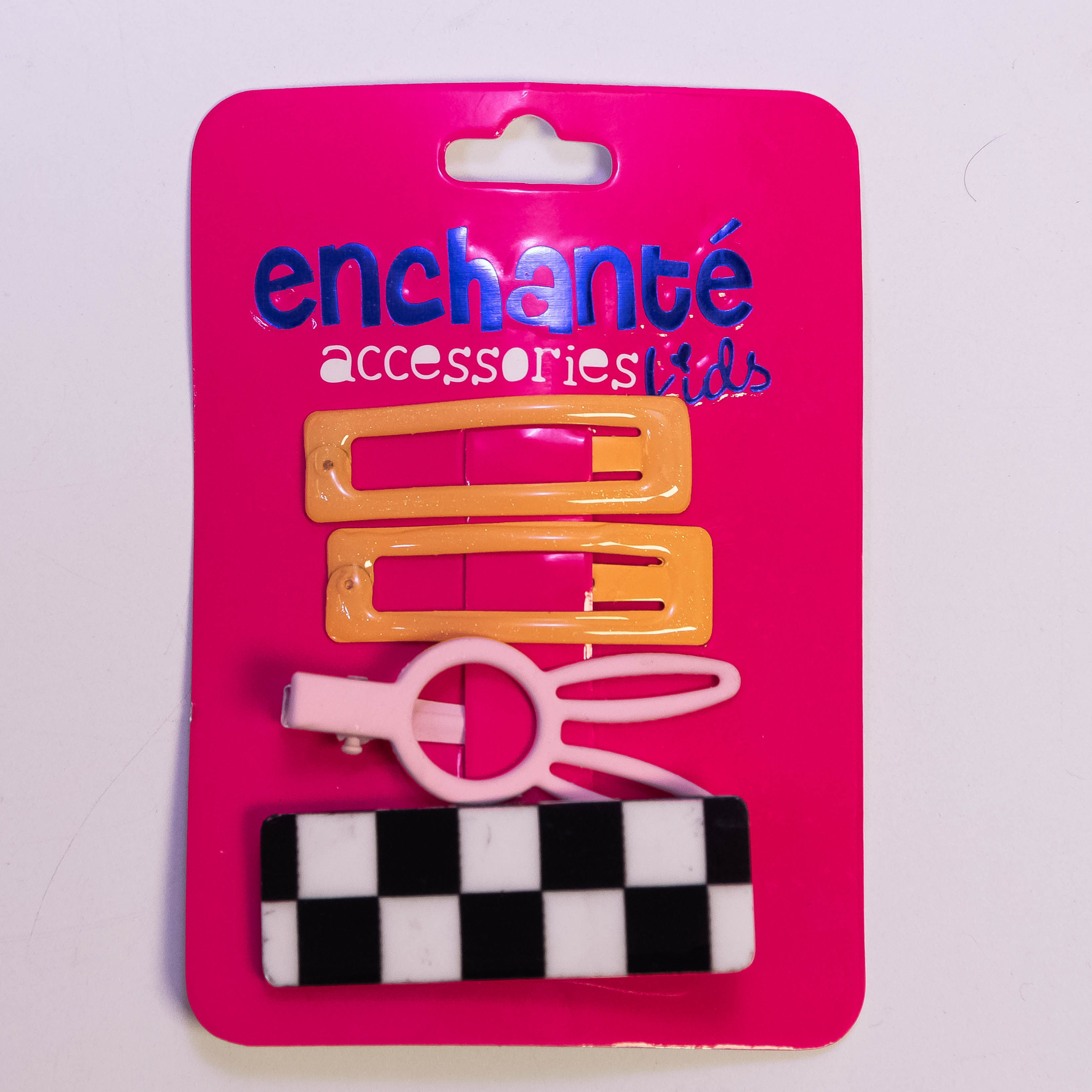 Whimsical Quartet: 4-Piece Metallic Hair Pins Set