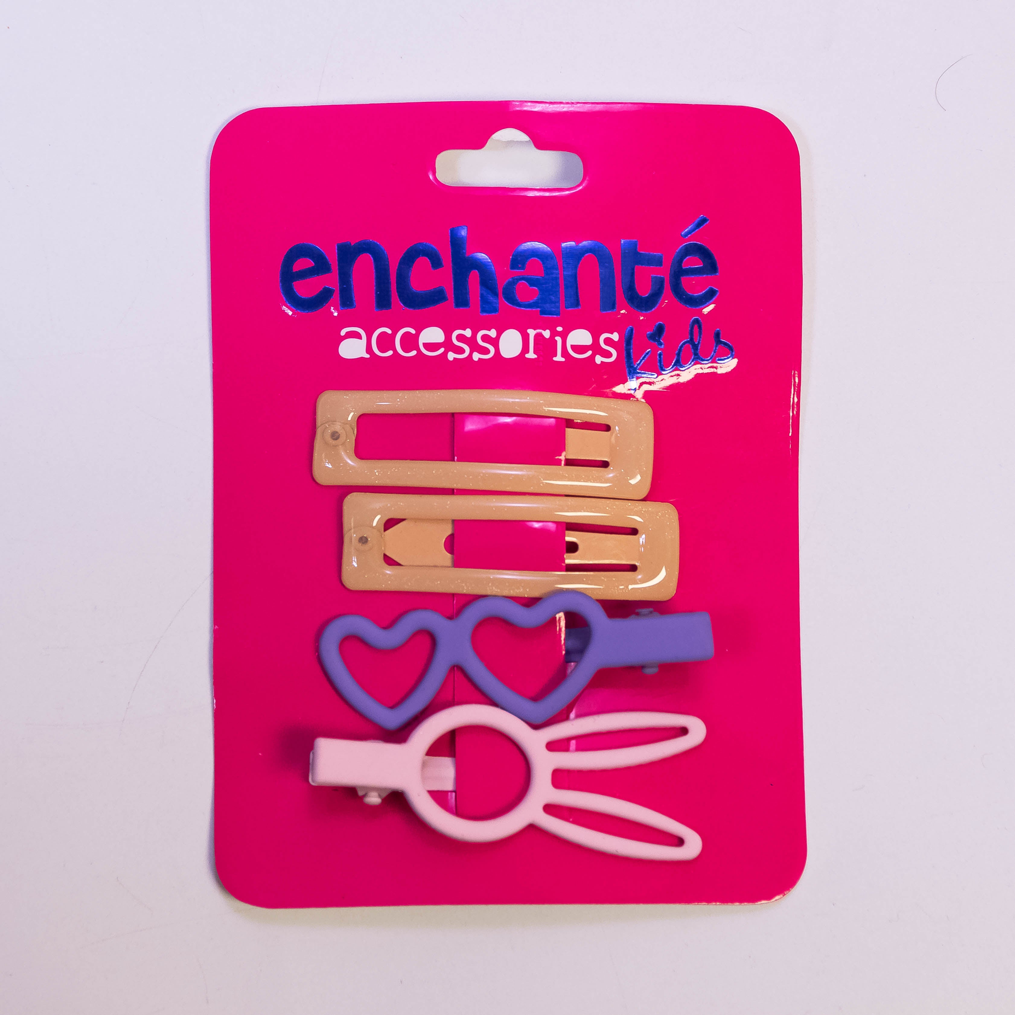 Whimsical Quartet: 4-Piece Metallic Hair Pins Set