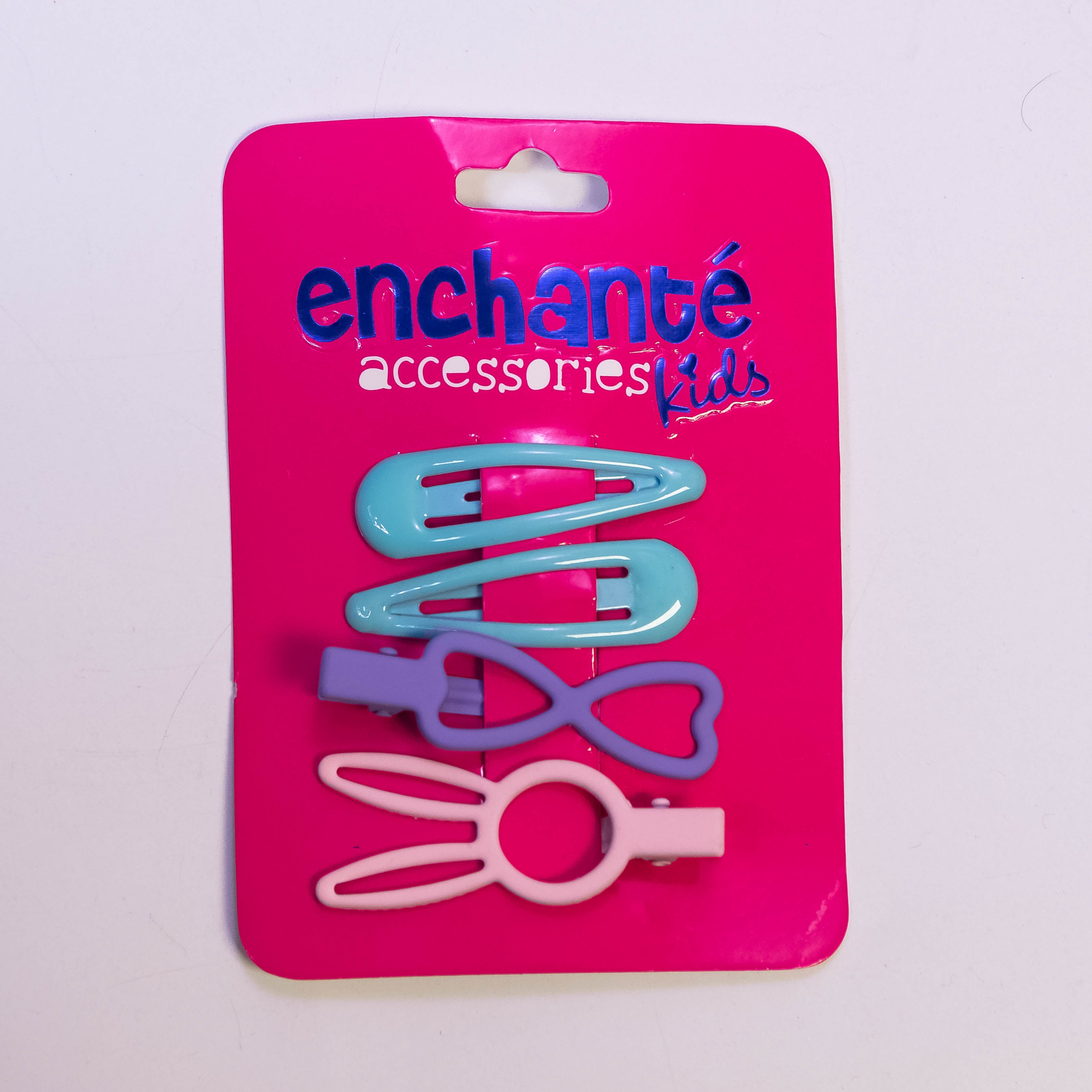 Whimsical Quartet: 4-Piece Metallic Hair Pins Set