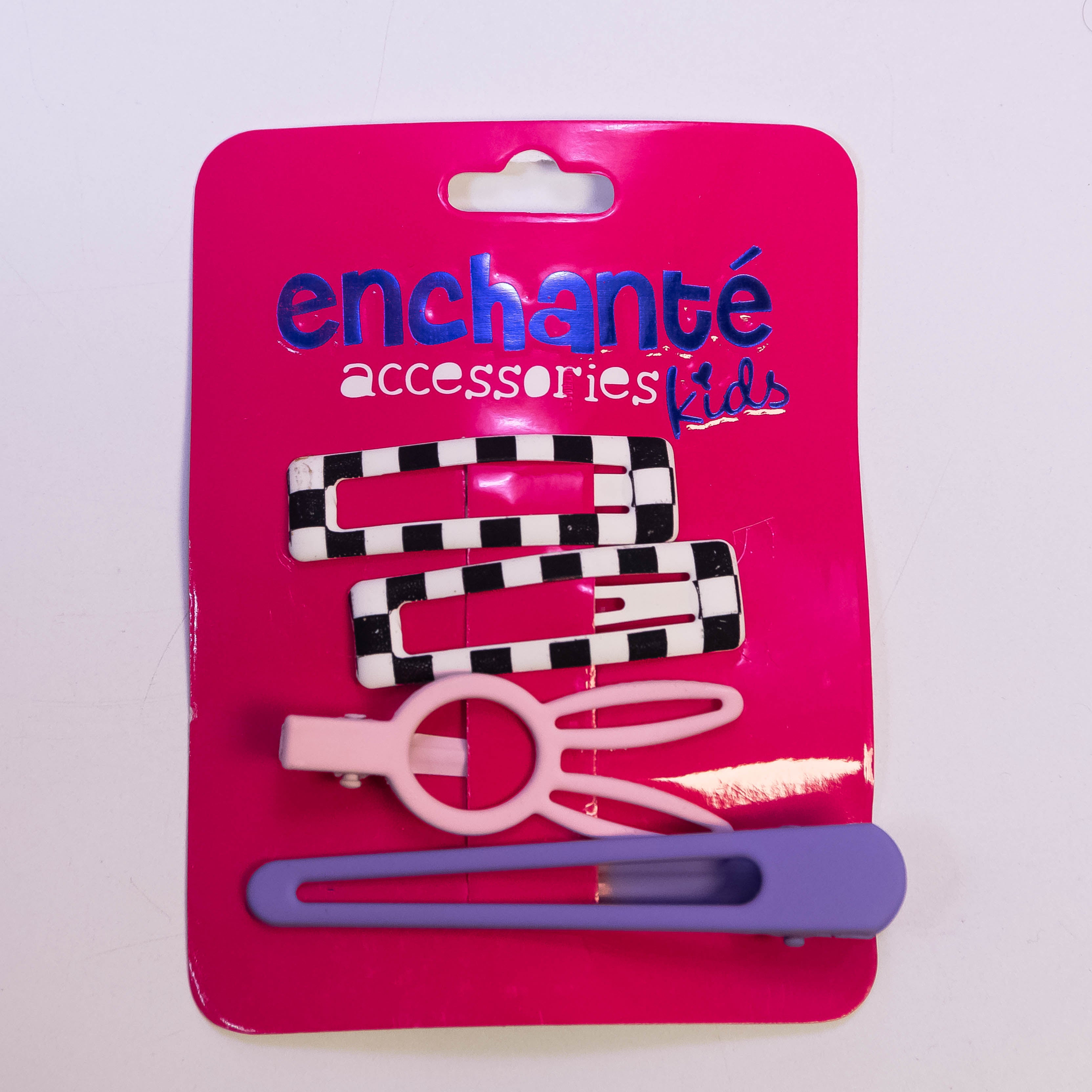 Whimsical Quartet: 4-Piece Metallic Hair Pins Set