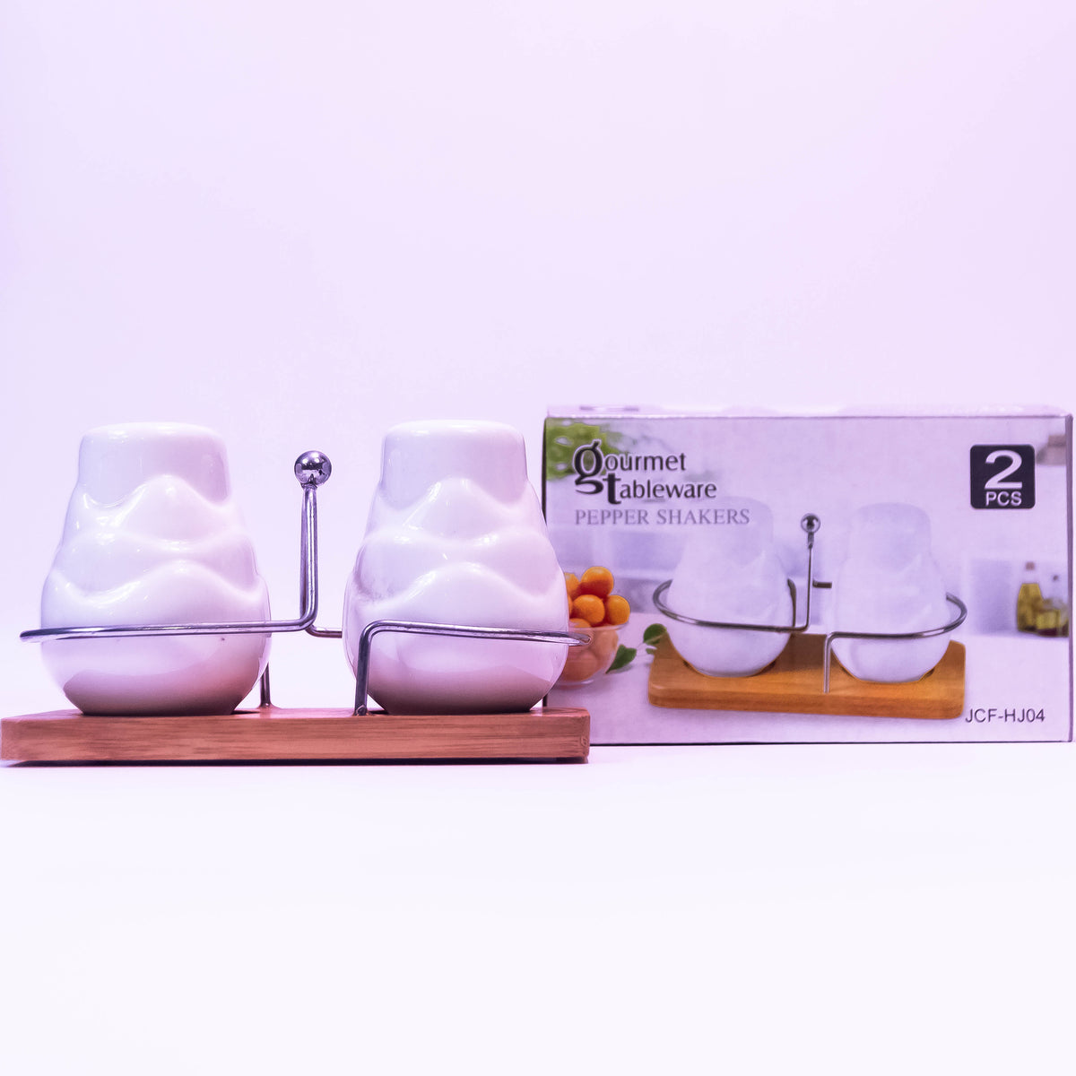 White oval-shaped salt box by ZoniStores, featuring a smooth ceramic finish and compact design for kitchen storage.