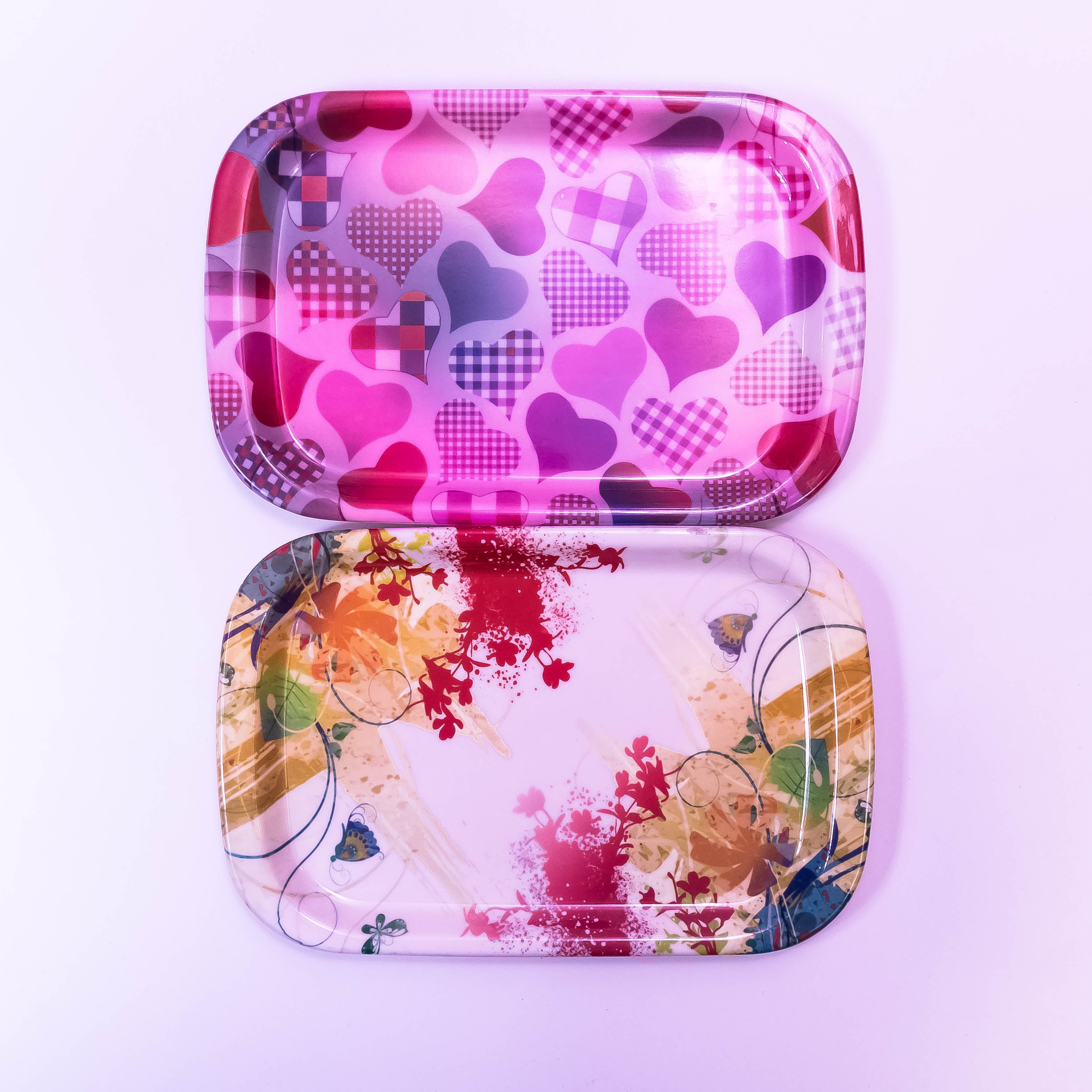 Recto Shape Melamine Serving Tray (Medium Size)