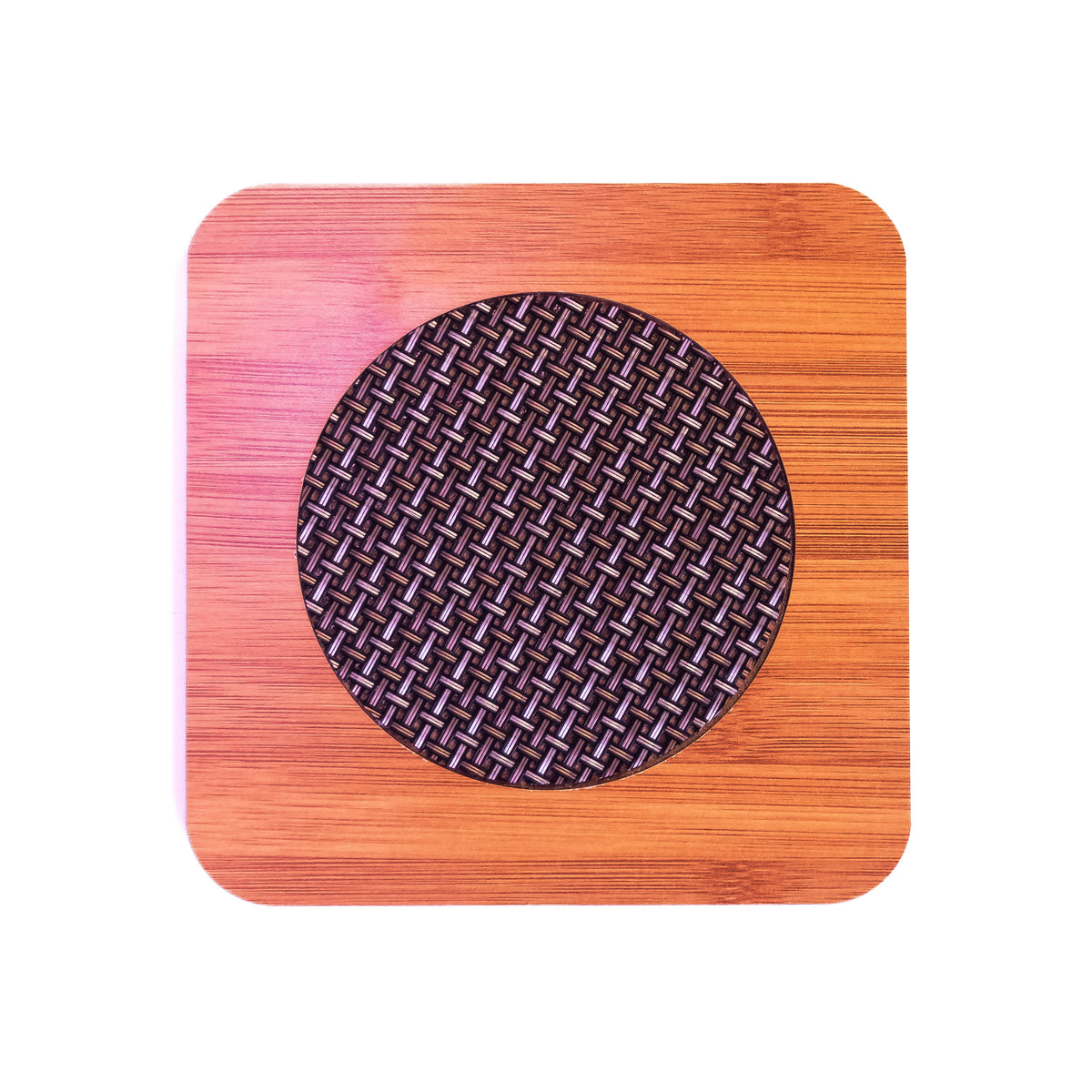 Gray ZenGrip insulation mat by Zoni Stores for kitchen bamboo wooden tables, protecting surfaces from heat and scratches.