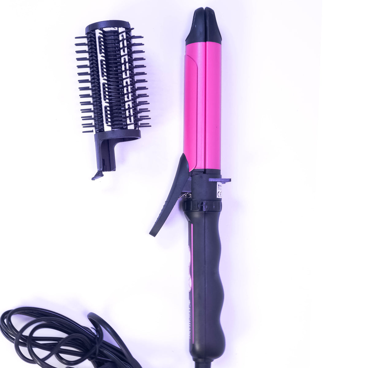 Zoni Stores CurlPro FEICHIANG digital hair curler FH-412 with ceramic barrel and digital controls, ready for styling curly hair.
