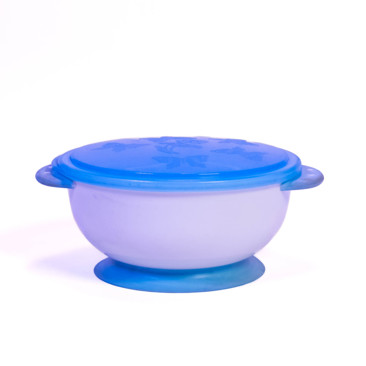 Baby feeding bowl with three compartments by Zoni Stores, designed for convenient baby care and meal portions.