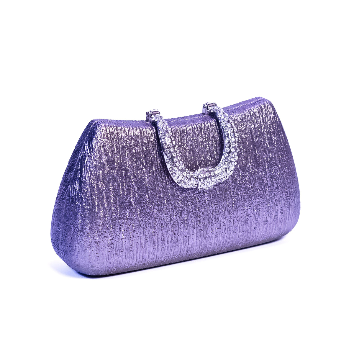Grey Damara women's clutch purse by ZoniStores, elegant party bag with sleek design, perfect for evening occasions.