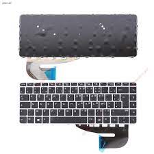 HP KEYBOARDS, LAPTOP KEYBOARDS laptop Keyboard For HP EliteBook 840 G3 745 G3 745 G4 840 G4 848 G4 P/N 819877-D61 IND NSK-CY2BV, 9Z.NCHBV.21H 6037B0113237 Black Keypad Silver Frame