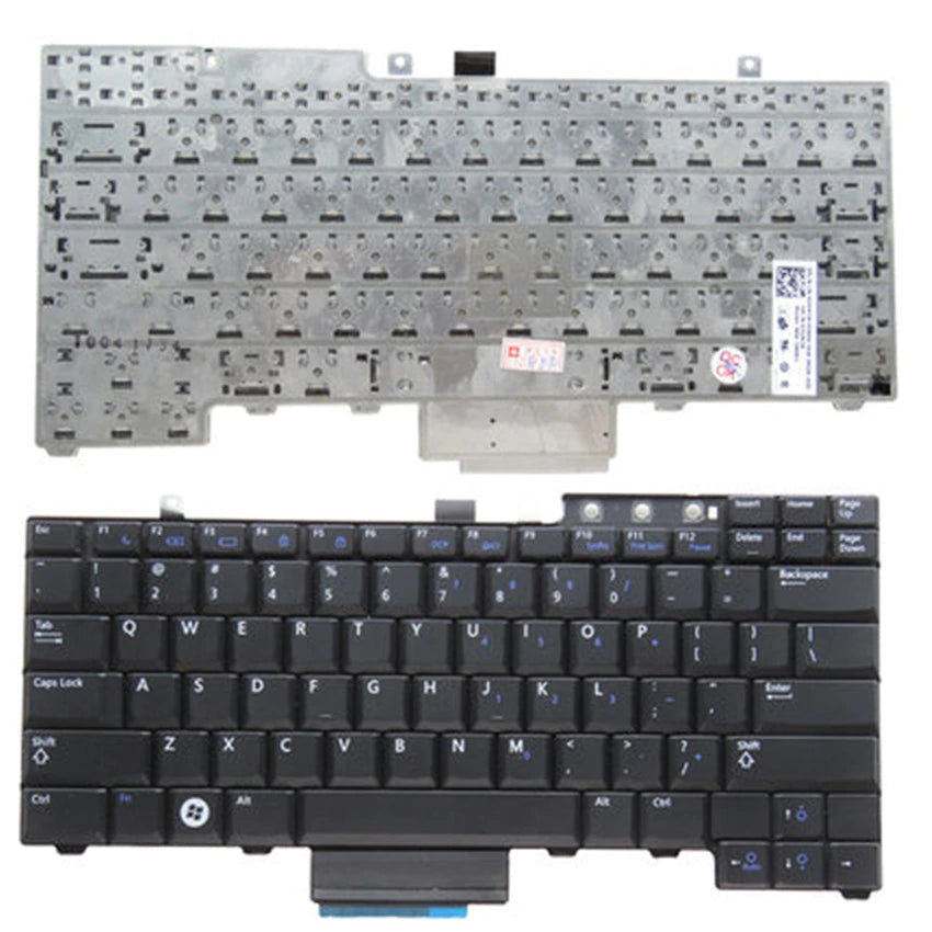 Dell Latitude E5400 E5410 E5300 E5500 E5510 US laptop keyboard with black keys and Zoni Stores branding.