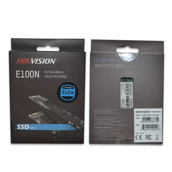 DESKTOP HARD DISK DRIVES, HARD DISK DRIVES, LAPTOP HARD DISK DRIVES, M.2 CARD DOUBLE CUT HIKVISION E100N M.2 SATA SSD 512GB M2 NGFF 2280 SATA III for Laptop