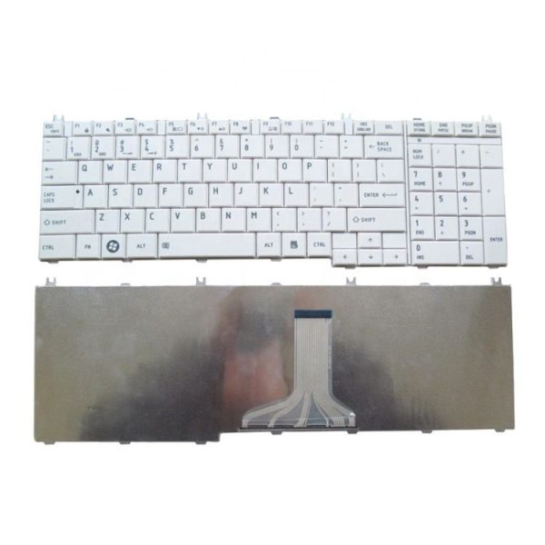 LAPTOP KEYBOARDS, TOSHIBA KEYBOARDS Keyboard For TOSHIBA Satellite C650 C660 L650 L670 L675 L675D WHITE New Laptop Keyboards