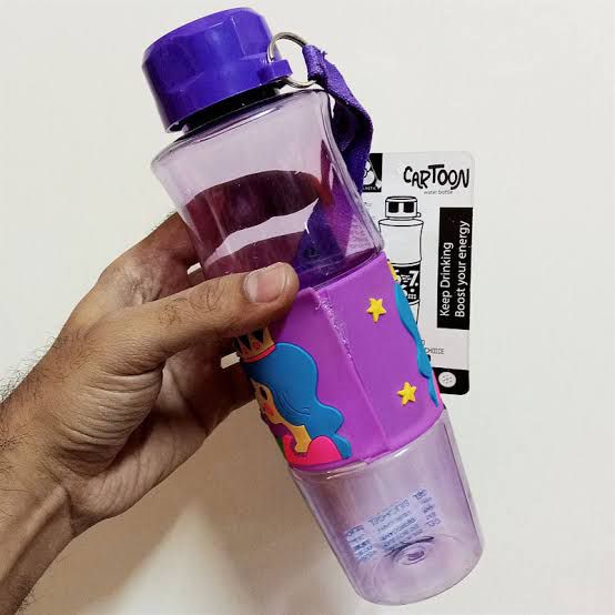 Kids School Water Bottles with Front Rubber Grip.