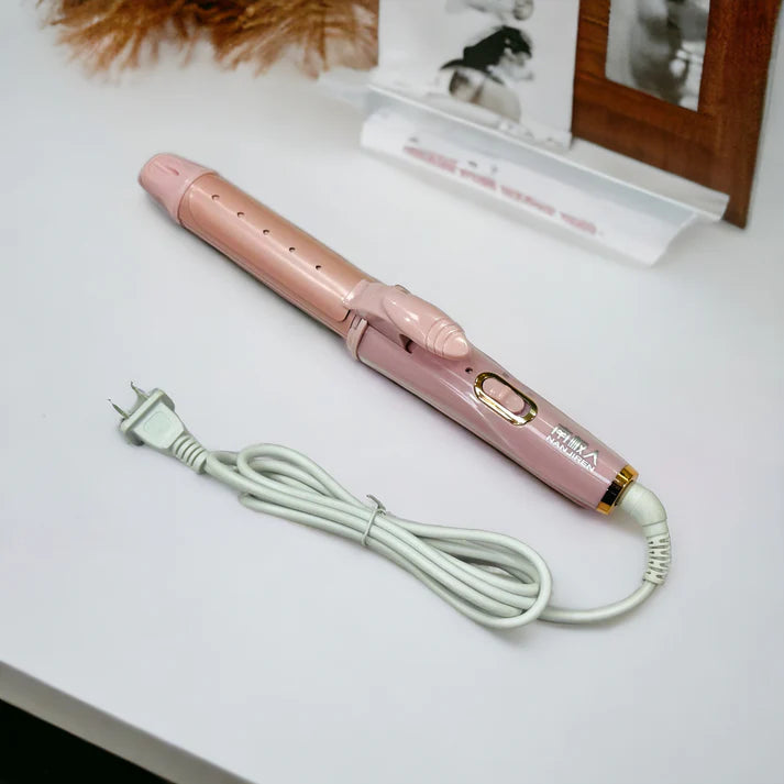 Nanjiren pink hair curling iron for salon style curls