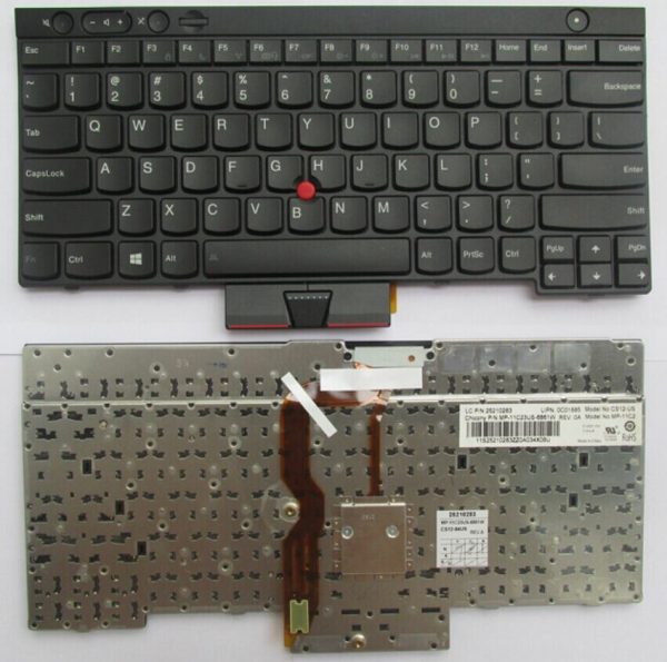 LAPTOP KEYBOARDS, LENOVO KEYBOARDS Keyboard for Lenovo Thinkpad T430 T430i T430S X230 X230i T530 T530i W530 L430 L530 Teclado 04X1203 04Y0567