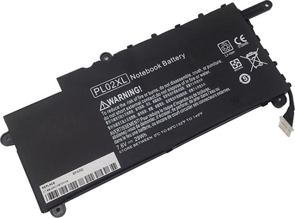 HP BATTERY, Laptop Batteries PL02XL Battery for HP Pavilion 11 X360 11-n x360 Series 11-n010dx Hstnn-lb6b 751681-421 TPN-C115 PTN-C115 751875-001 751681-231