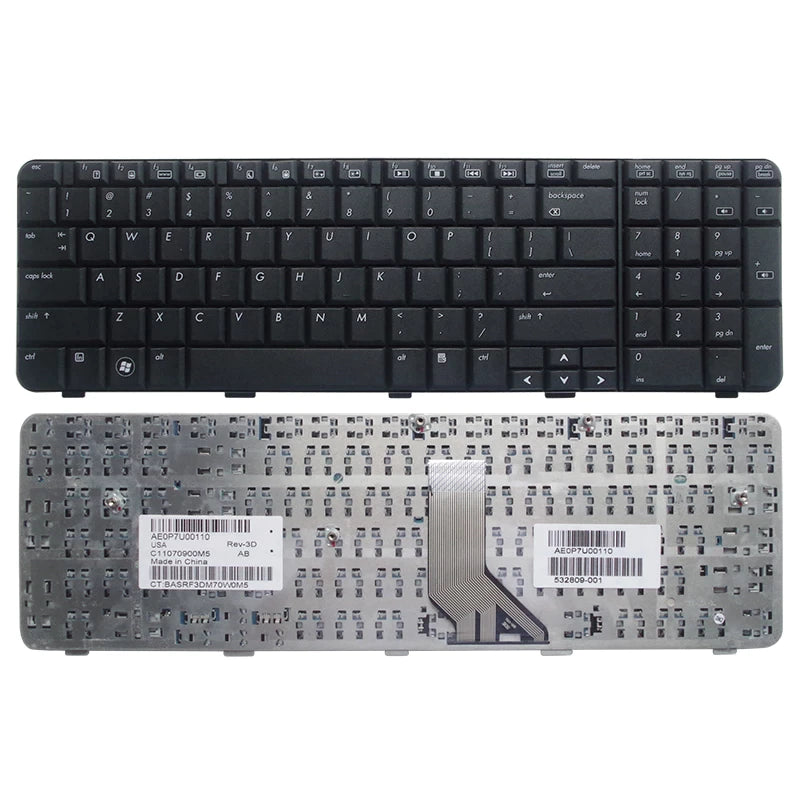 HP KEYBOARDS, LAPTOP KEYBOARDS Laptop Keyboard FOR HP Pavilion G71 Compaq Presario CQ71 CQ71-100 CQ71-200 CQ71-300 517627-001 532809-001