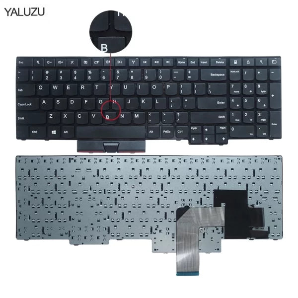 LAPTOP KEYBOARDS, LENOVO KEYBOARDS Keyboard for Lenovo ThinkPad Edge E530 E530C E535 E545 Series 04Y0264 04Y0301 0C01700 04W2480 45E20P 04W2443 V132020AS3 US