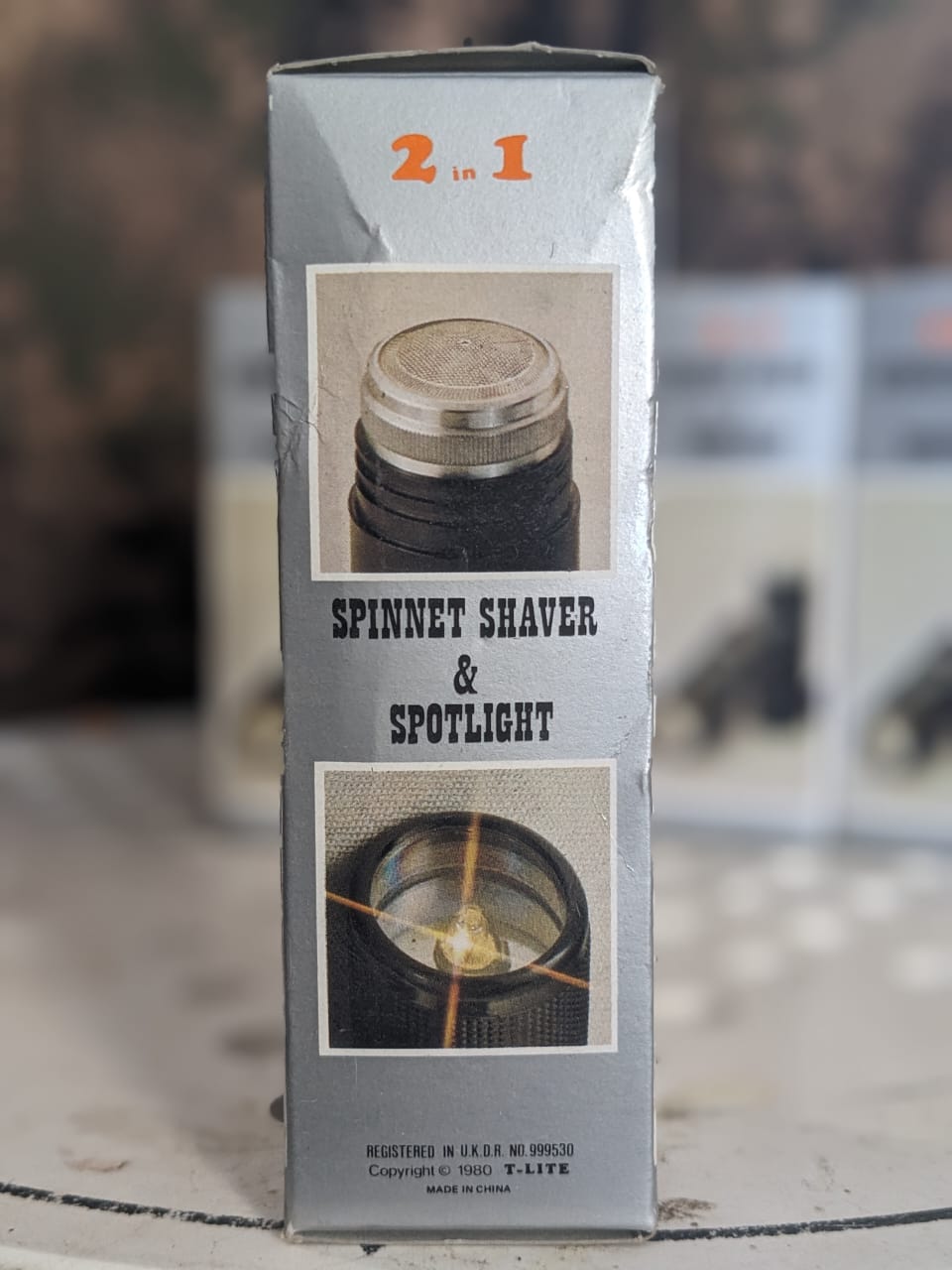 Spinnet shaver and Spotlight