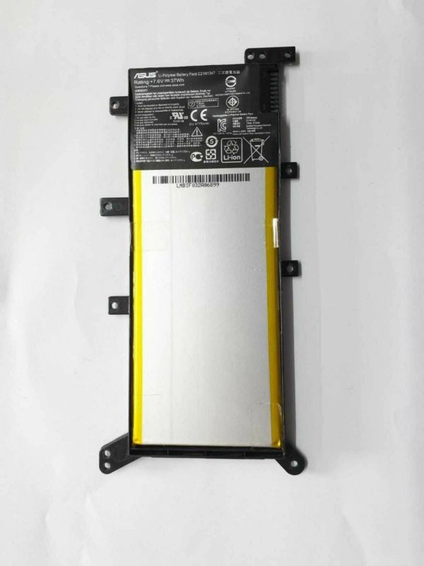 ASUS BATTERY, ORIGINAL C21N1347 Laptop Battery for ASUS X555 X555LA X555LD X555LN X555L X555LB X555LF X555LI X555LJ X555LP X555U X555SJ X555YI A555 A555L F555 VM590 Y583L R556 F555LN K555L K555LA A555LD4210 X555LD4030 2ICP4/63/134 (7.5V 37Wh)
