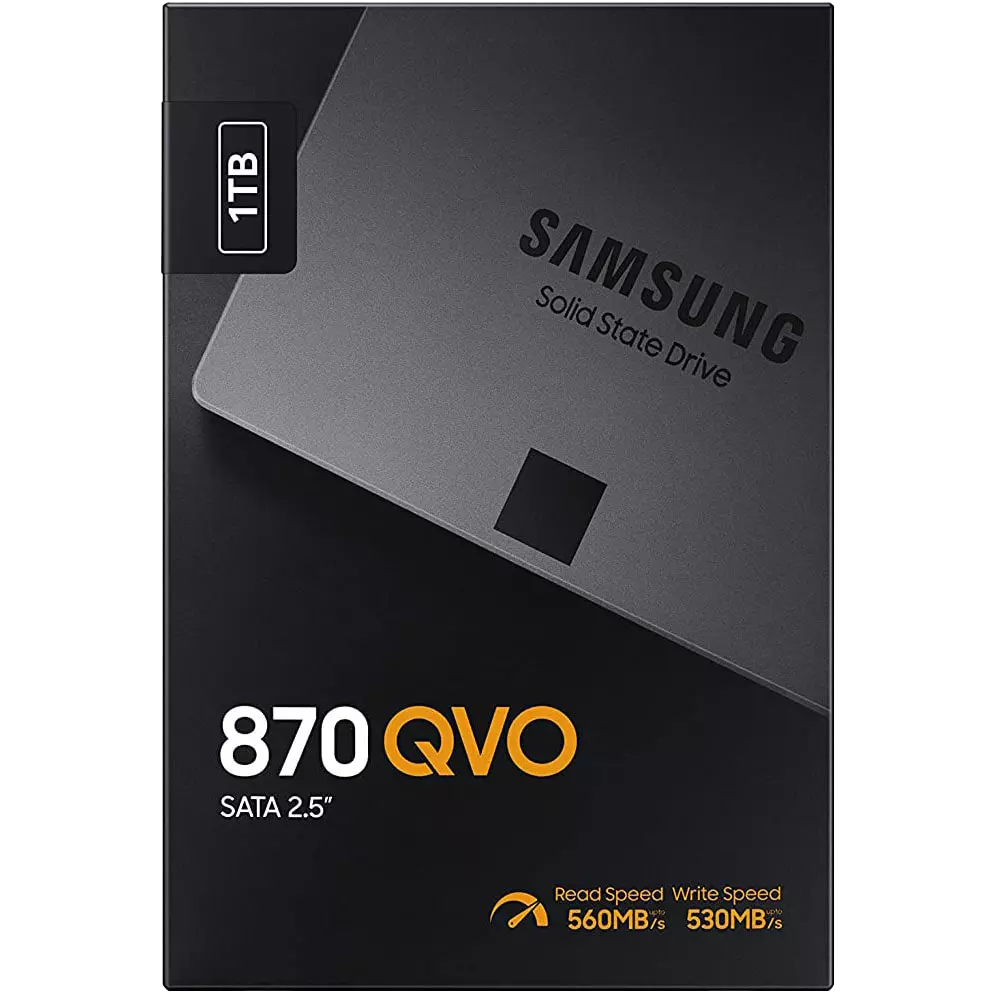 DESKTOP HARD DISK DRIVES, HARD DISK DRIVES, LAPTOP HARD DISK DRIVES, SSDS SAMSUNG SSD 870 QVO SATA 2.5″ Hard Drive SSD 1TB Internal Solid State Drive For PC & LAPTOP