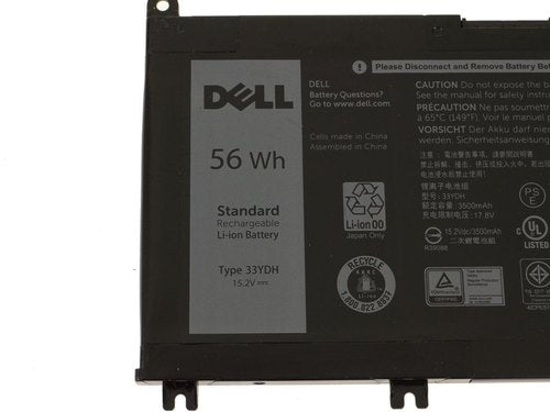 DELL BATTERY, Laptop Batteries ORIGINAL 33YDH BATTERY Dell Inspiron 15 7577 7588 17 7000 7773 7778 7779 7786 P30E 13 7353 G3 15 3579 G3 17 3779 G5 5587 G7 7588 56Wh 100% Original Laptop