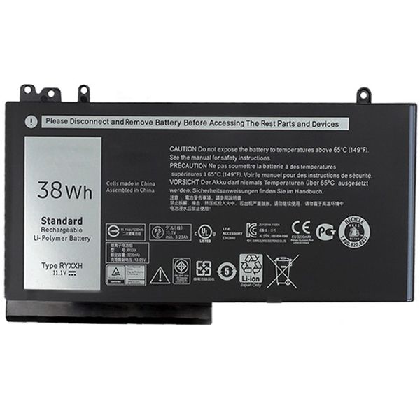 DELL BATTERY, Laptop Batteries RYXXH Laptop Battery For Dell Latitude 12 5000 11 3150 3160 3550 E5250 E5450 E5550 9P4D2
