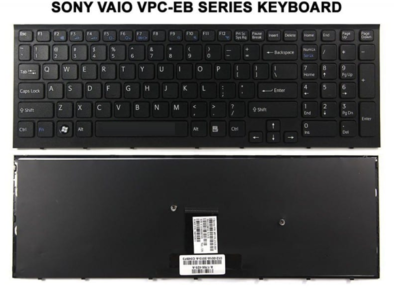 LAPTOP KEYBOARDS, SONY VIO KEYBOARDS Laptop Keyboard For SONY VAIO VPC-EB VPCEB VPC EB SERIES 1-4879-282-1 148792821 V111678A MP-09L23US-886 PCG-71311M 71312M KEYBOARD