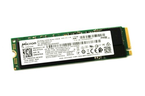 DESKTOP HARD DISK DRIVES, HARD DISK DRIVES, LAPTOP HARD DISK DRIVES, NVMES BRANDED NVME 256GB NGFF PCIe NVMe Gen3x4 Solid State SSD USED PULLED MIX BRAND