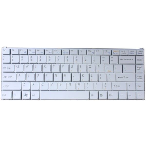 LAPTOP KEYBOARDS, SONY VIO KEYBOARDS Laptop Keyboard for Sony Vaio VGN N VGN-N N150P N120G/W N160G N170G N320E VGN-N220E N230E N21E/W White