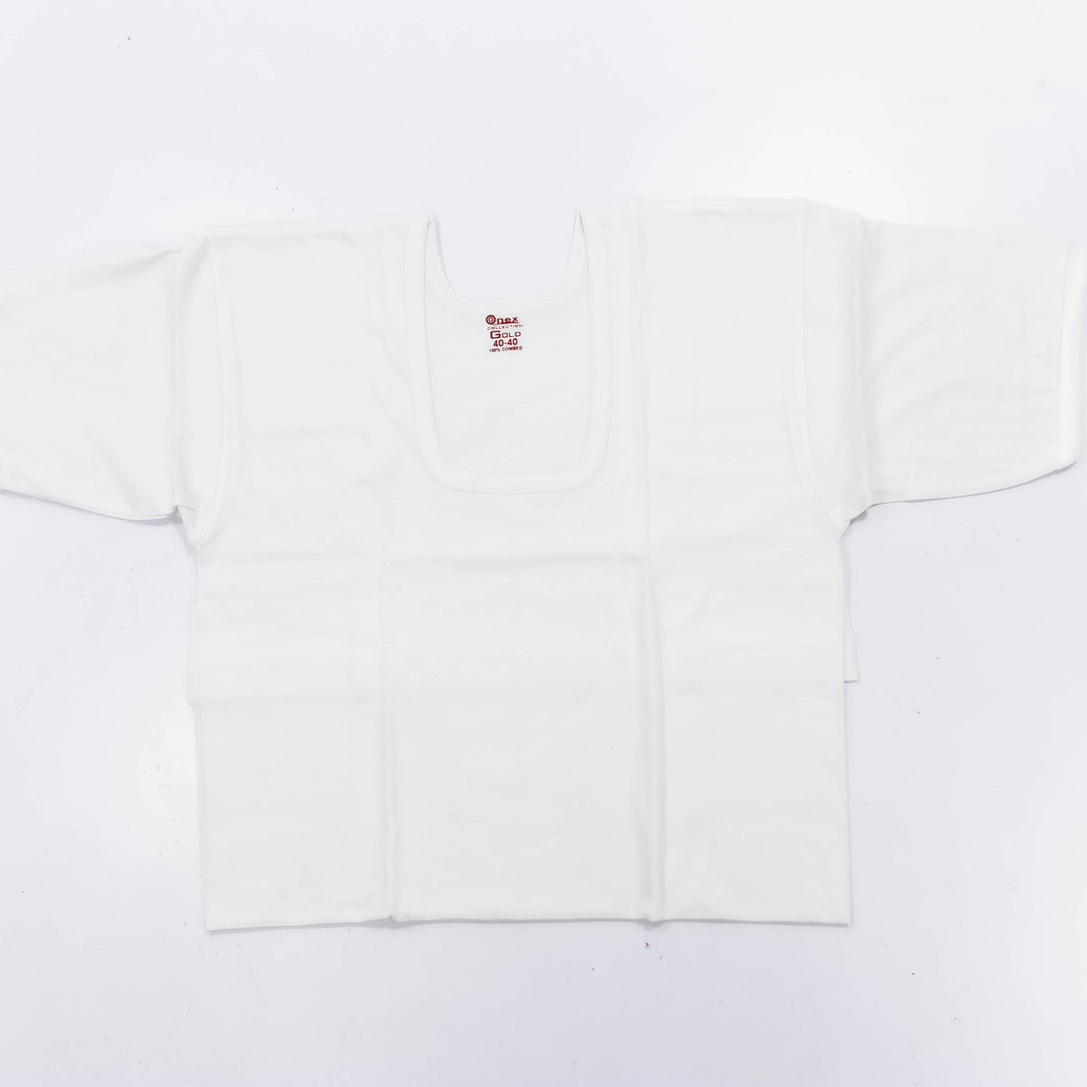 Set of three Zoni Stores Cresta Luxe half sleeve shirts in assorted colors, displayed folded with collars visible.