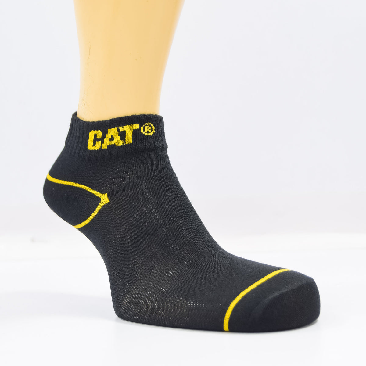 Branded Zoni Stores C-A-T ankle socks in a pack of three, featuring a comfortable fit and casual design for everyday wear.