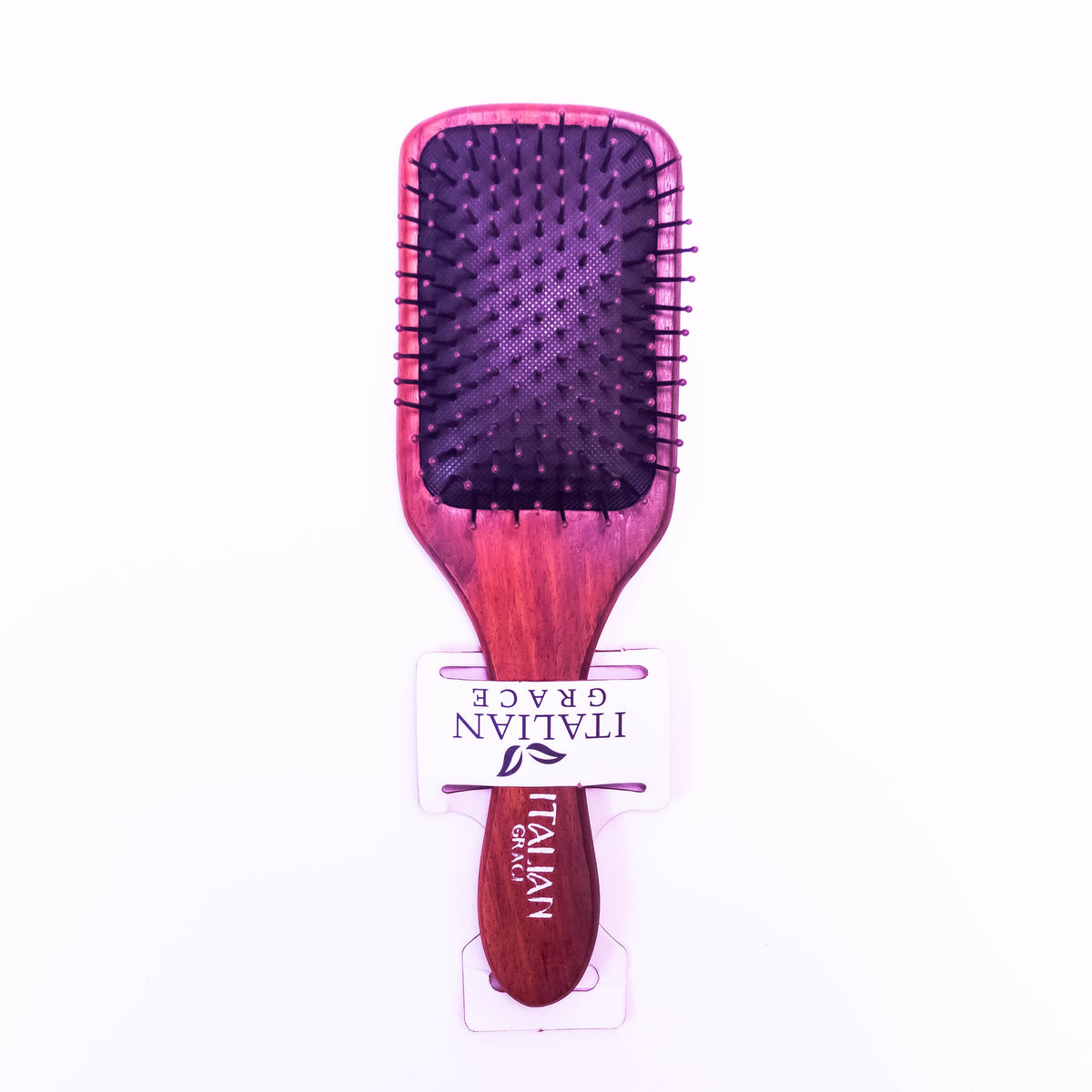 Wooden hair brush with wooden handle and bristles, Zoni Stores Wooden Hair Brush C4, showcasing natural hair grooming tool