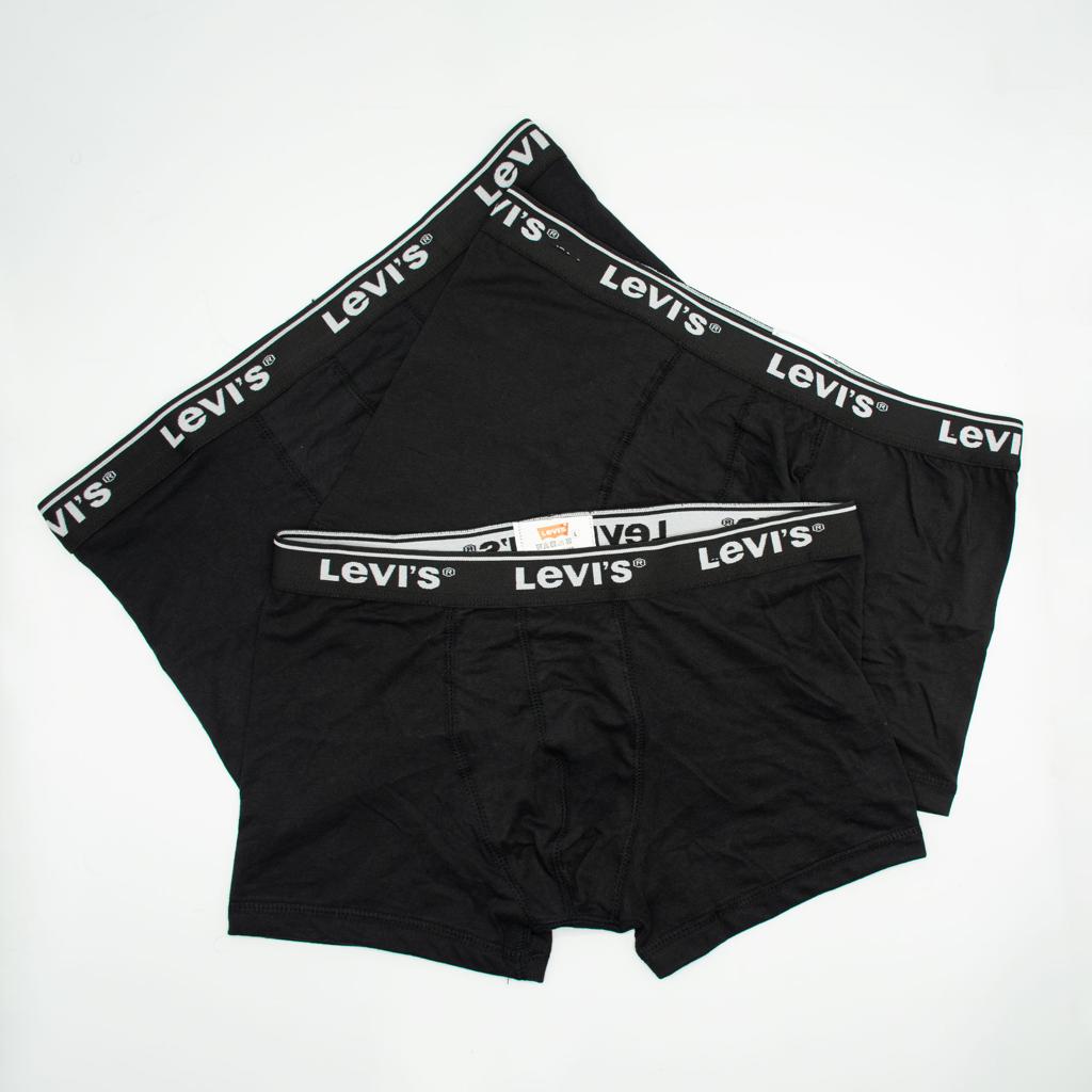Pack of three Zoni Stores branded Levi's boxer briefs showing elastic waistband and comfortable fit.