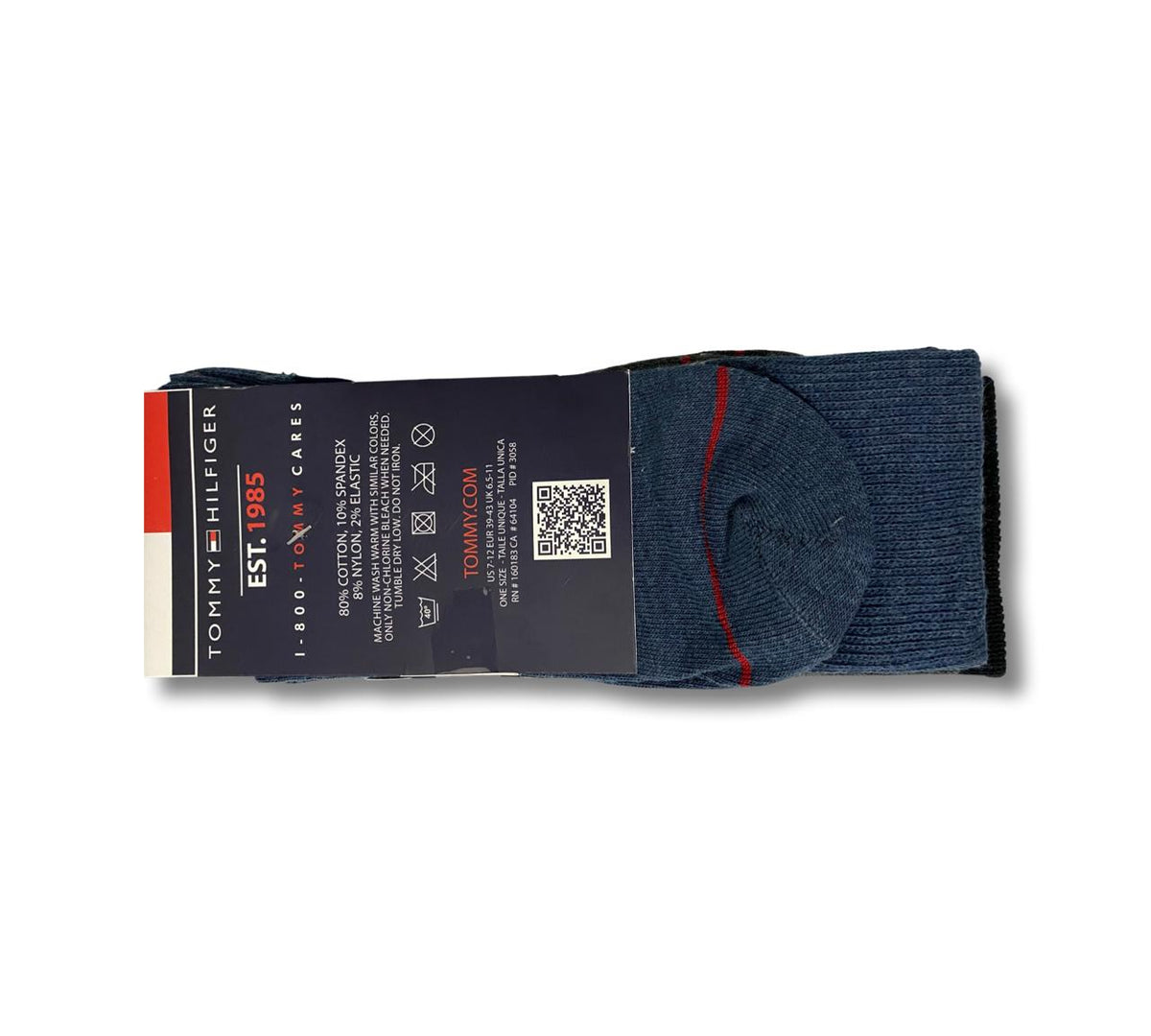 Set of three Zoni Stores T-O-M-M-Y formal socks in black and gray, designed for professional wear.