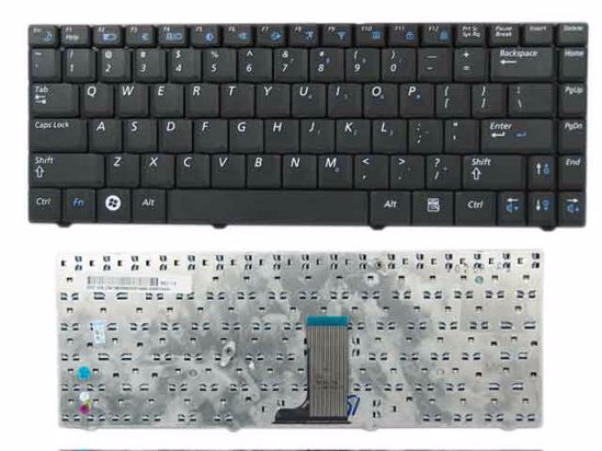 LAPTOP KEYBOARDS, SAMSUNG KEYBOARDS Laptop Keyboard for Samsung R519 R550 R450 English US BA59-02581A V020660AS