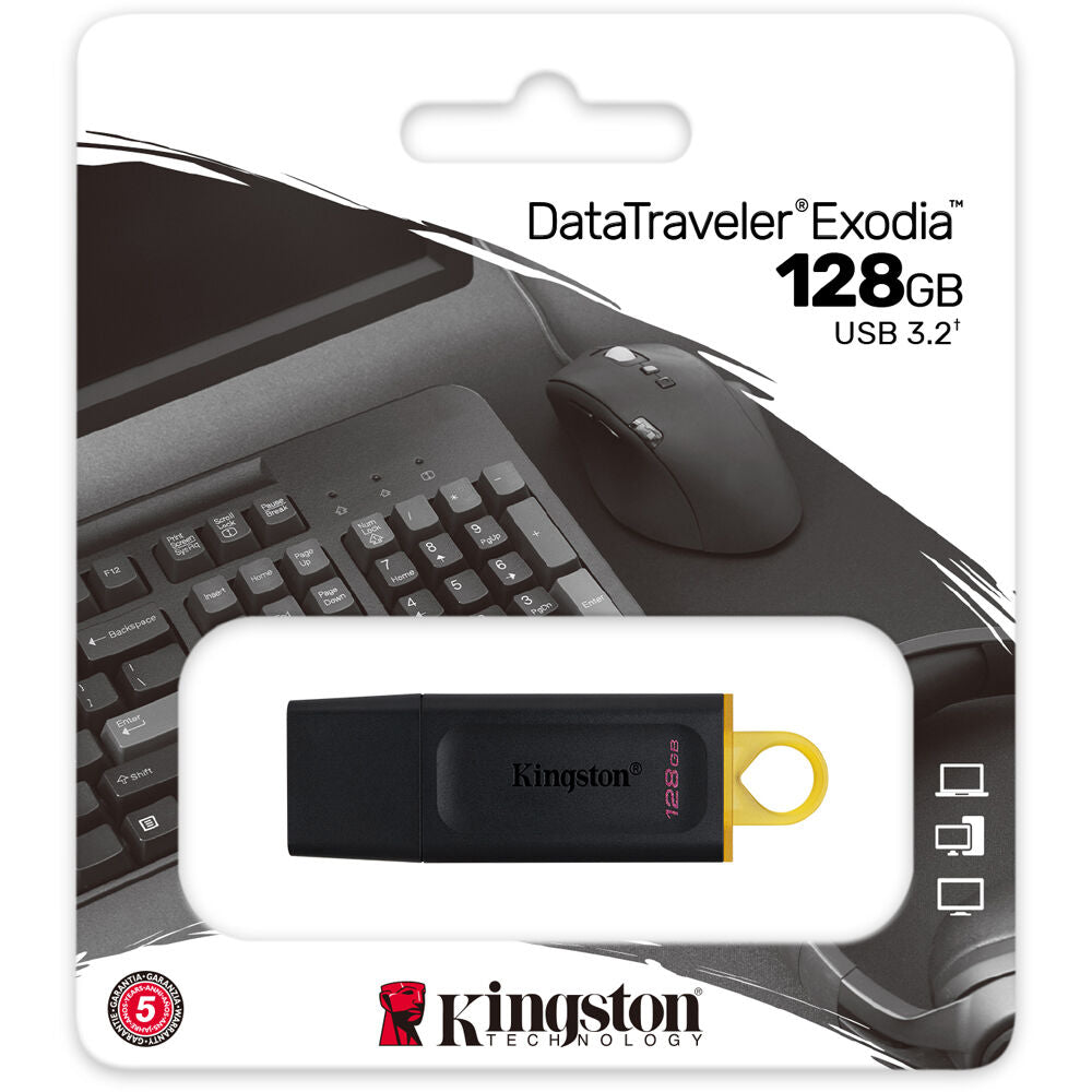 KINGSTON, USB DRIVES Kingston DT Exodia 3.2 USB Flash Drive DTX-128GB, 1 Years Warranty